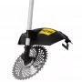 Защитный кожух триммера Huter GGT-2900T Pro предотвращает разлет травы