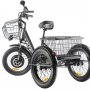 Электровелосипед Green City E Alfa Trike черный