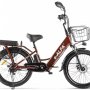 Электровелосипед Green City E Alfa Fat коричневый