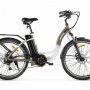 Электровелосипед Eltreco White бело-серый