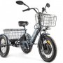 Электровелосипед Green City E Alfa Trike темно-серый