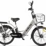Электровелосипед Green City E Alfa new серебристый
