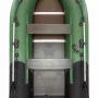 Надувная лодка Ривьера Компакт 3400 СК комби зелено-черный