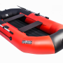 Надувная лодк Таймень N 270 НД комби красный/черный