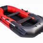 Надувная лодк Таймень N 270 НД комби красный/черный