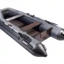 Надувная лодка Аква 3200 Слань-книжка киль графит/черный