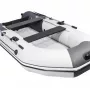 Надувная лодка Таймень NX 3800 НДНД PRO светло-серый/графит