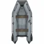 Надувная лодка Барс 3200 НДНД слань-книжка графит-черный