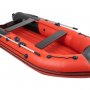 Надувная лодка Таймень NX 3200 НДНД красный/черный
