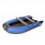 Лодка моторная килевая Лоцман 320 НДНД синий/черный