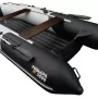 Надувная лодк Ривьера Компакт 3600 НДНД комби светло-серый/черный