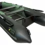 Надувная лодка Ривьера Компакт 3400 СК комби зелено-черный
