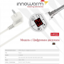 Тэн для полотенцесушителя Innowarm HP015 600W/230V/L:550mm хром