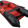 Надувная лодка Таймень NX 3800 НДНД PRO красный/черный