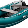 Надувная лодка Gladiator E420S морской зеленый-белый