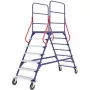 Лестница передвижная с платформой Rusklad ЛР 6.2