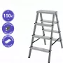 Стремянка двухсторонняя комбинированная Новая Высота 4 ступеней 1140204