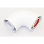 Отвод коаксиальный Ariston 90° M/F Ø60/100 (3318003)