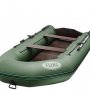 Моторно-гребная лодка Flinc FT320L (оливковый)