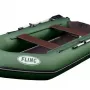 Моторно-гребная лодка Flinc FT340К (оливковый)
