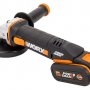 Угловая шлифмашина аккумуляторная Worx WX803