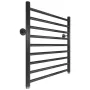Полотенцесушитель водяной Gloss&Reiter Line Л. 50х60.Л9.G1 (полимер МУАР Black Rall)