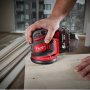Аккумуляторная шлифмашина Milwaukee M18 BOS125-502B + M18 ABL-0