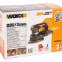 Аккумуляторная дельтавидная шлифмашина Worx WX822.9