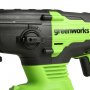 Перфоратор аккумуляторный GreenWorks GD24SDS2K4 (3803007UB)