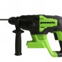 Перфоратор аккумуляторный GreenWorks GD24SDS2K4 (3803007UB)