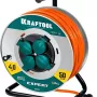 Удлинитель силовой на стальной катушке Kraftool XPERT (55089-50)