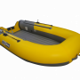 Надувная лодка BoatsMan BT300A SPORT желтый серый