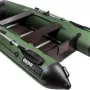 Надувная лодка Аква 2900 зеленый/черный