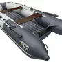 Надувная лодка Ривьера Компакт 3600 НДНД светло-серый/графит