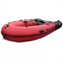 Лодка надувная Hunter 420 красный черный