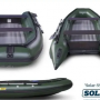 Лодка надувная моторная Solar SOLAR-350 К (Максима) зеленый