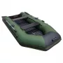 Надувная лодка Аква 2800 НДНД зеленыйчерный