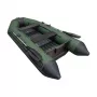 Надувная лодка Аква 2800 НДНД зеленыйчерный