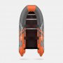 Надувная лодка Gladiator B370 оранжево-темносерый