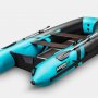 Надувная лодка Gladiator B330 черно-бирюзовый
