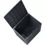 Сундук Prosperplast Woodebox 140л антрацитовый