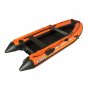 Лодка надувная моторная Solar-420 Strela Jet tunnel оранжевый