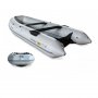 Лодка надувная моторная Solar-420 К серый