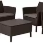 Набор уличной мебели Keter Salemo 2-sofa set коричневый