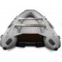 Лодка надувная моторная Solar-470 Super Jet tunnel серый