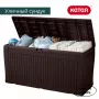 Сундук Keter Comfy Storage Box 270л коричневый