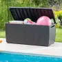 Сундук Keter Rattan Storage Capri 305L серый