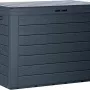 Сундук Prosperplast Woodebox 190л антранцитовый