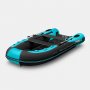Надувная лодка Gladiator RIB 380AL черно-бирюзовый