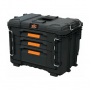 Ящик для инструментов Keter ROC Pro Gear (3 выдвижных ящика) (черный)